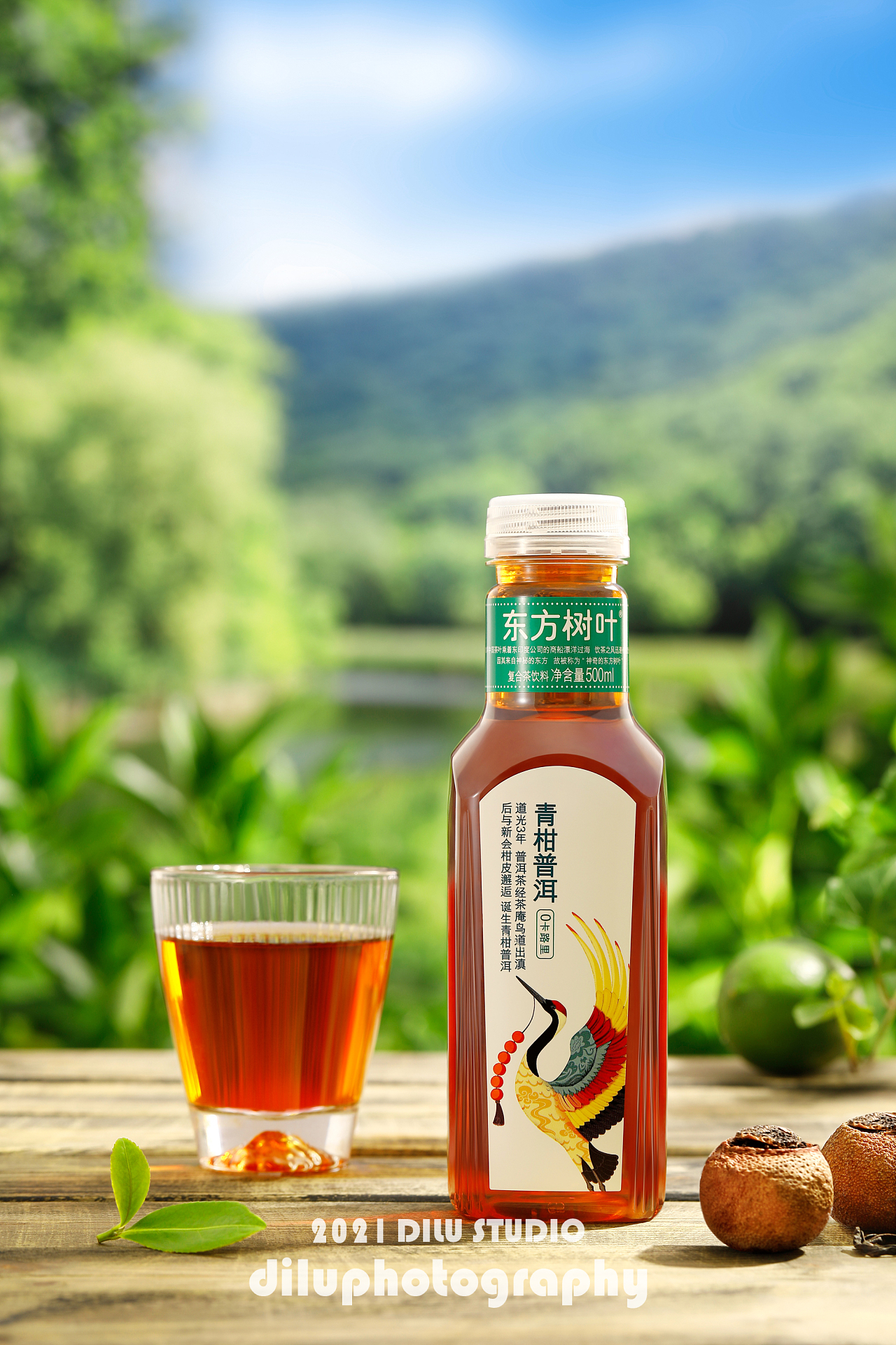 静默中的时间之味 东方树叶茶饮料产品摄影中的美学生活哲学
